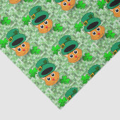 Papier Mousseline Saint Patrick's Day Tissue Paper Cat (Détail)