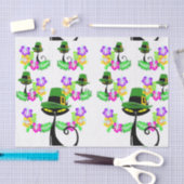 Papier Mousseline Saint Patrick's Day Tissue Paper Cat (Artisanat)