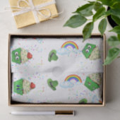 Papier Mousseline Saint Patrick's Day Tissue Paper Cupcake (Cadeau)