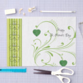 Papier Mousseline Saint Patrick's Day Tissue Paper Shamrock Floral (Artisanat)