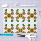 Papier Mousseline Saint Patrick's Day Tissue Paper Teddy Bear (Artisanat)