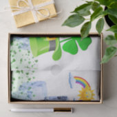 Papier Mousseline Saint Patrick's Day Tissue Papier Polaire Ours (Cadeau)