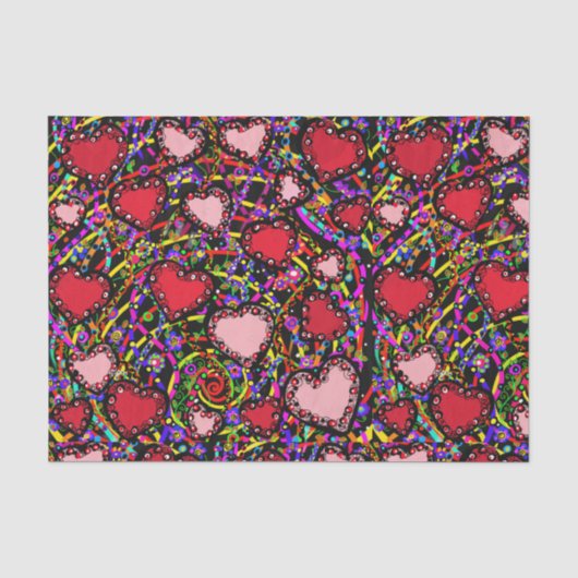 Papier Mousseline Saint-Valentin (Recto)