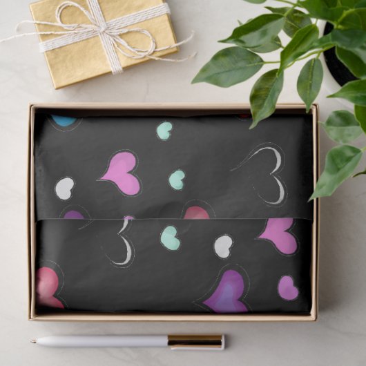 Papier Mousseline Saint Valentin (Cadeau)