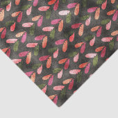 Papier Mousseline Saint Valentin - Motifs de coeur amusants (Détail)