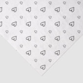 Papier Mousseline Saint-Valentin (rouge) Chien écossais (noir) migno (Détail)