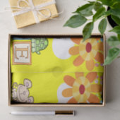 Papier Mousseline Saint Valentin Tissu papier Love Turtle (Cadeau)