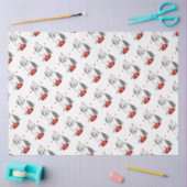 Papier Mousseline Saint-Valentin Vieux anglais Chien de mer gris 1 m (Artisanat)