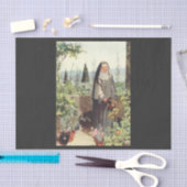 Papier Mousseline Sainte Catherine de Sienne (Artisanat)