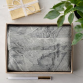 Papier Mousseline Sainte Cecilia Vierge et martyr (Cadeau)