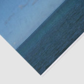 Papier Mousseline Sainte-Lucie Horizon Océan Bleu (Détail)