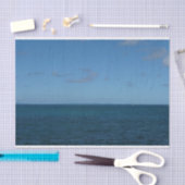 Papier Mousseline Sainte-Lucie Horizon Océan Bleu (Artisanat)