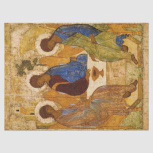 Papier Mousseline Sainte Trinité par Andrey Rublev
