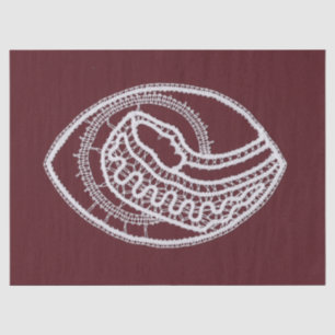 Papier Mousseline Sainte Vierge Marie, dentelle