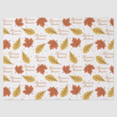 Papier Mousseline Saison d'automne (Recto)
