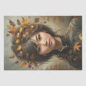 Papier Mousseline Saisons Soeurs - 3 sur 4 - Automne - Découpage - (Recto)