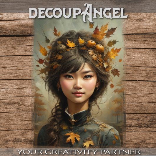 Papier Mousseline Saisons Soeurs - 3 sur 4 - Automne - Découpage -