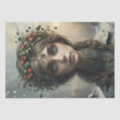 Papier Mousseline Saisons Soeurs - 4 de 4 - Hiver - Découpage - (Recto)