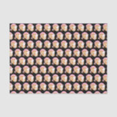 Papier Mousseline SAKURA - Chow - papier TISSU noir (Recto)