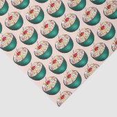 Papier Mousseline Salade de fruits du marshmallow de noix de coco du (Détail)