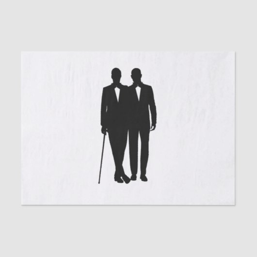 Papier Mousseline Salles Mariages gays (Recto)