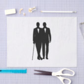 Papier Mousseline Salles Mariages gays (Artisanat)