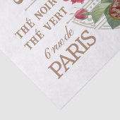 Papier Mousseline Salon de Thé Tearoom Français Rose Teacup Découpag (Détail)