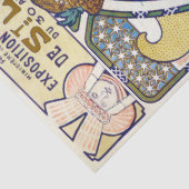 Papier Mousseline Salon Saint-Louis, Mucha (Détail)