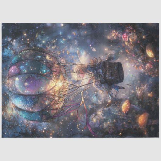 Papier Mousseline Salon Whimsical de découpage en ballon (Recto)