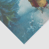 Papier Mousseline Salutation de Noël et tous les bons voeux  (Détail)