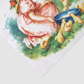 Papier Mousseline Salutations aimantes de Pâques (Détail)