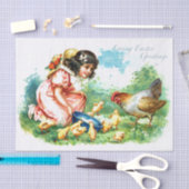 Papier Mousseline Salutations aimantes de Pâques (Artisanat)