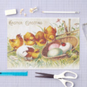 Papier Mousseline Salutations de Pâques (Artisanat)