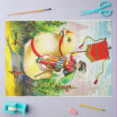 Papier Mousseline Salutations de Pâques Whimsical : Rider sur Giant  (Artisanat)