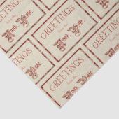 Papier Mousseline Salutations du pôle Nord (Détail)