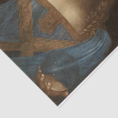 Papier Mousseline Salvator Mundi by Leonardo da Vinci (Détail)