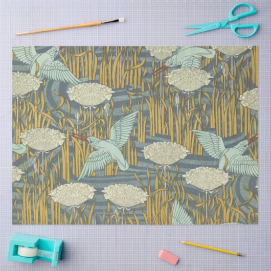 Papier Mousseline Sandpiper Art Nouveau (Artisanat)