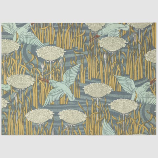 Papier Mousseline Sandpiper Art Nouveau (Recto)