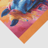 Papier Mousseline Sandra le cheval (Détail)