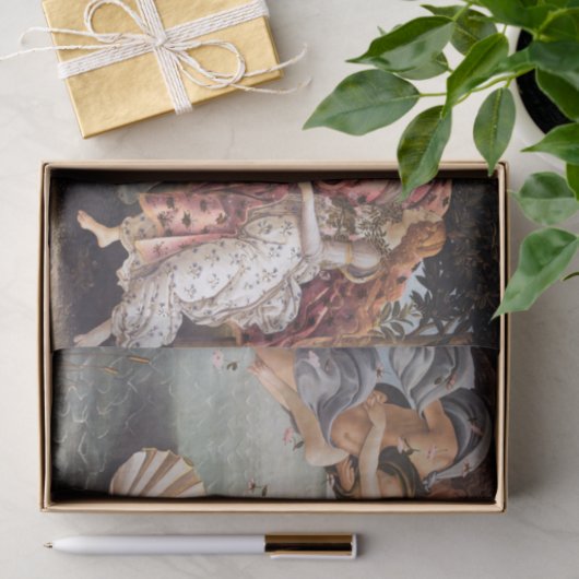 Papier Mousseline Sandro Botticelli - Naissance de Vénus (Cadeau)