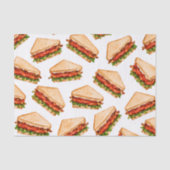 Papier Mousseline Sandwich BLT (Recto)