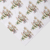 Papier Mousseline Sandy Snowmen Motif de la collecte de Noël (Détail)