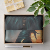 Papier Mousseline Sang Lune Sorcière gothique - Imaginaire foncé Hal (Cadeau)