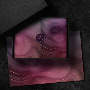 Papier Mousseline Sangria Strata Moody Pink and Purple Luxe Agate