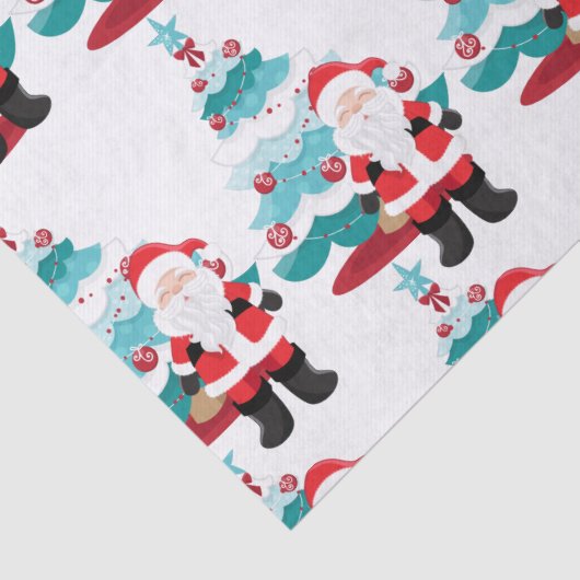 Papier Mousseline Santa Claus (Détail)