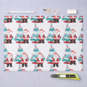 Papier Mousseline Santa Claus (Artisanat)