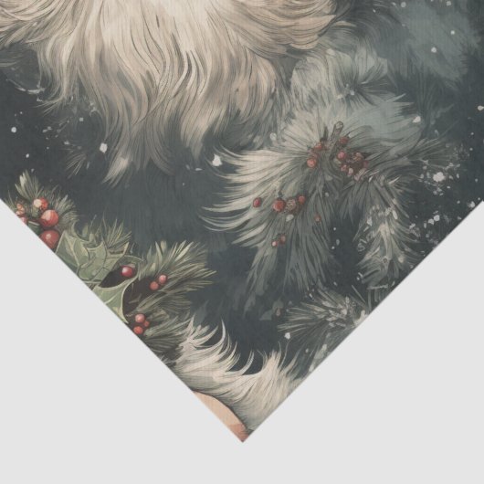 Papier Mousseline Santa Claus (Détail)