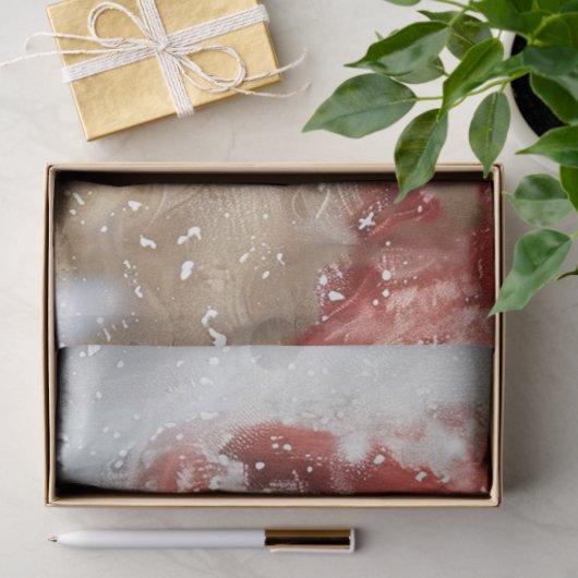 Papier Mousseline Santa Clause (Cadeau)