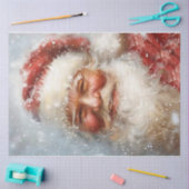 Papier Mousseline Santa Clause (Artisanat)