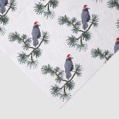 Papier Mousseline Santa Crow in Pine Tissue Paper (Détail)